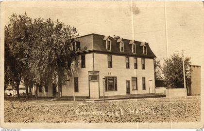 PC US, IOWA, SIOUX CENTER, COMMUCIAL HOTEL, REAL PHOTO POSTCARD (b6397)