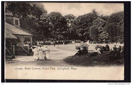 Etats-Unis - Band Concert, Forest Park, Springfield, Massachusetts