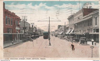 TEXAS - Port Arthur - Procter Street 1924