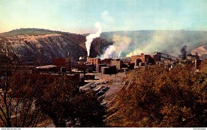 This view shows a section of the West Virginia Pulp And Paper Company Mills At Covington, Virginia