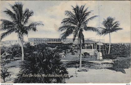 PC US, FL, WEST PALM BEACH, HOTEL THE PALMS, Vintage Postcard (b32098)