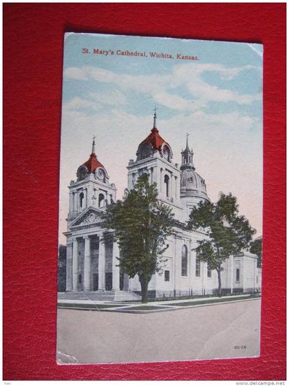 ETATS UNIS - WICHITA - ST MARY'S CATHEDRAL , WICHITA , KANSAS - BELLE CARTE -