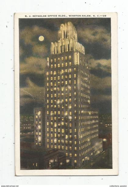 cp , ETATS UNIS , NORTH CAROLINA , WINSTON SALEM , R. J. Reynolds office bldg. , écrite