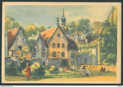 TALLINN vintage postcard Estonia