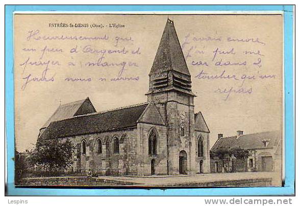 ESTREES SAINT DENIS --  L'Eglise