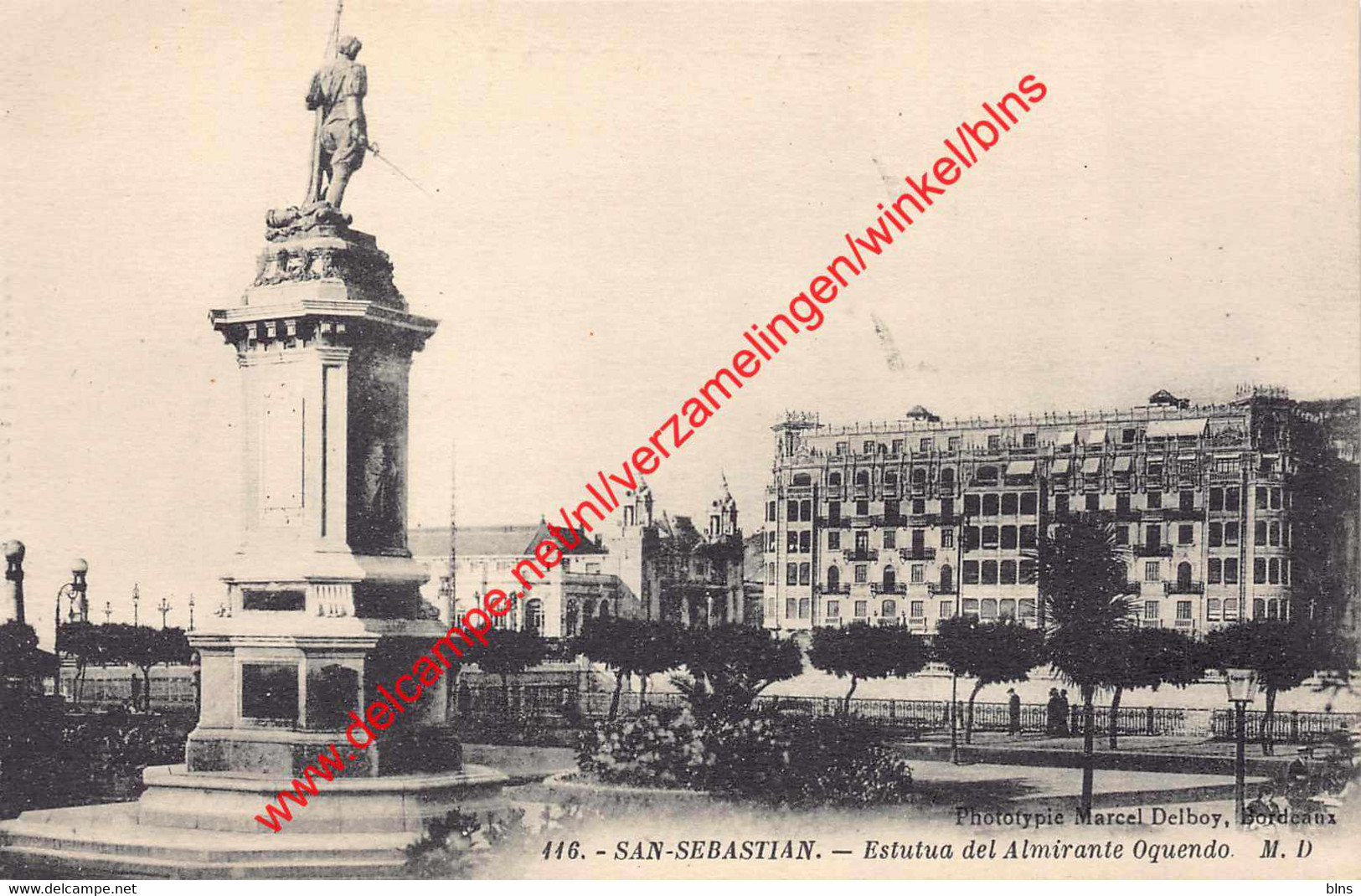 Estutua del Almirante Oquendo - Guipúzcoa San Sebastián Spain España