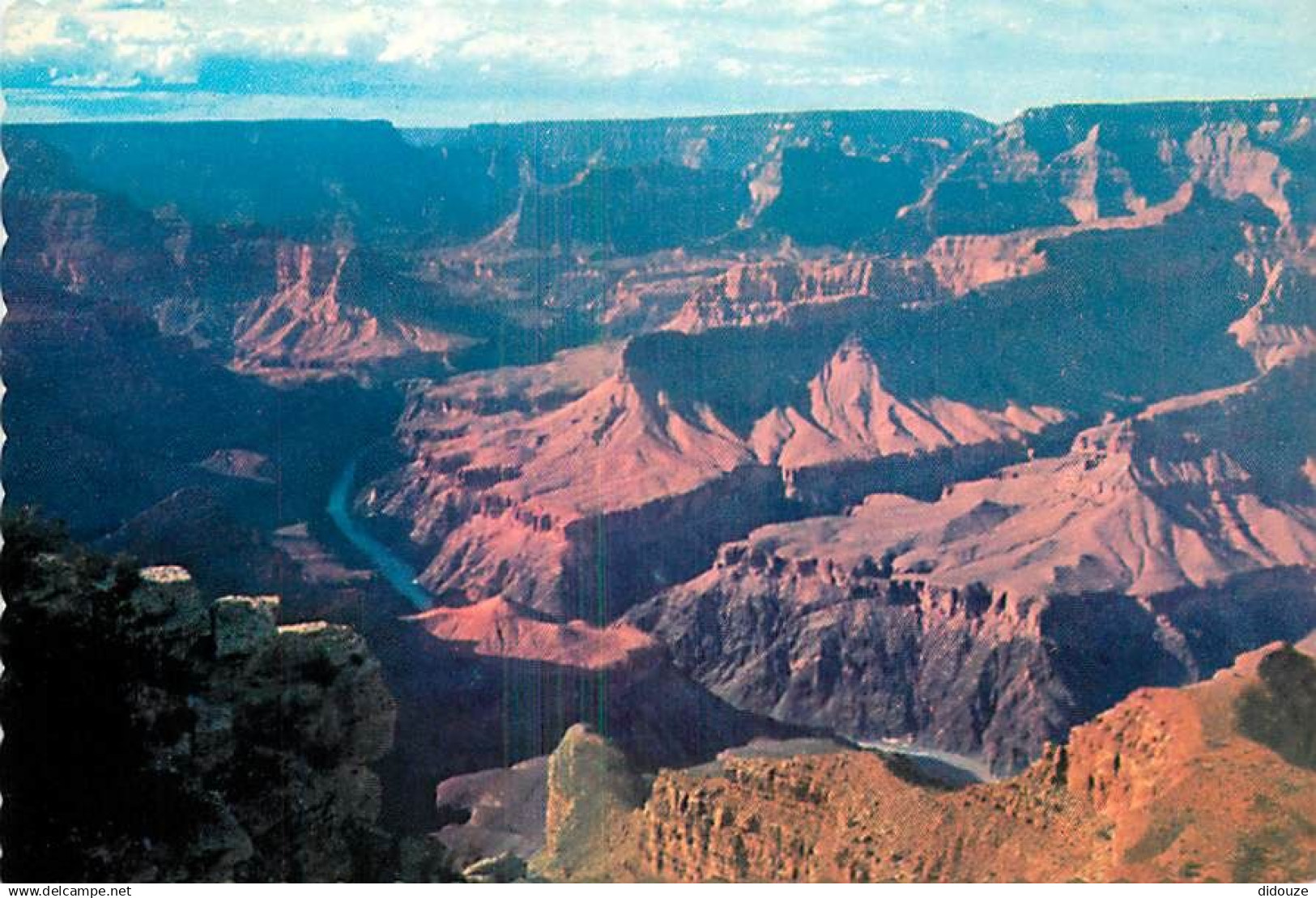 Etats Unis - Grand Canyon - Grand Canyon National Park - From Mohave Point along the South Rim of Grand Canyon - Etat de