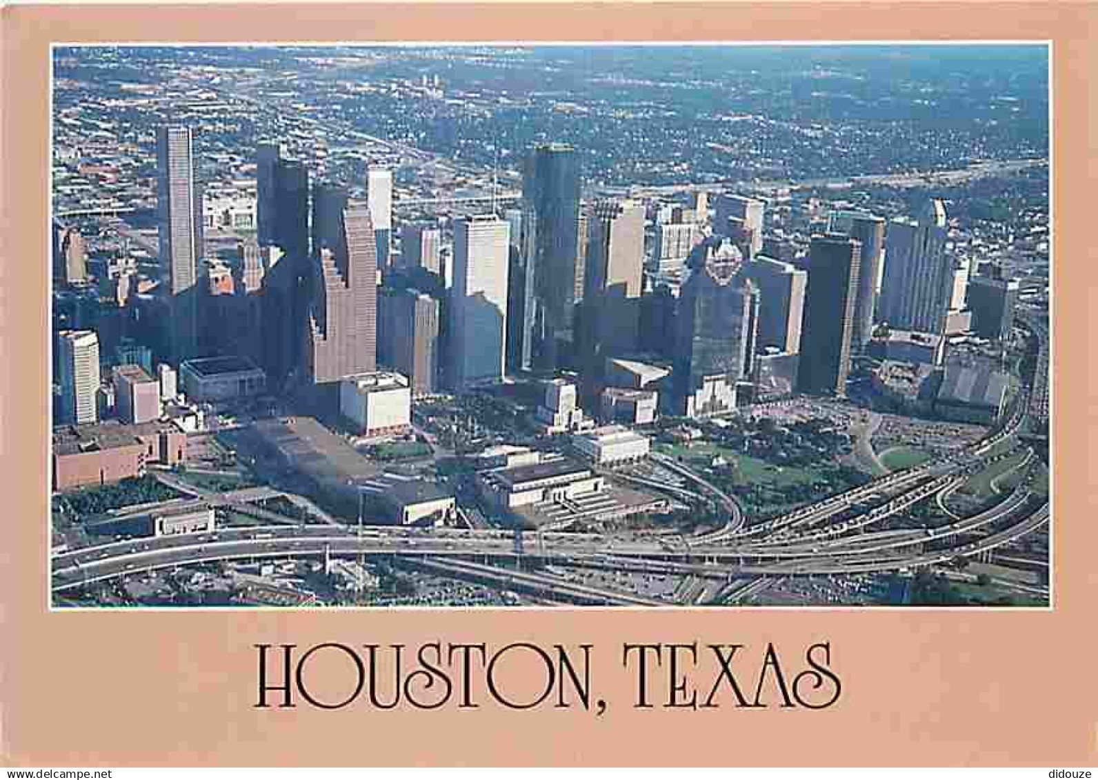 Etats Unis - Houston - Aerial View of Downtown - CPM - Voir Scans Recto-Verso