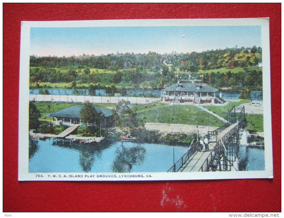 ETATS-UNIS -  LYNCHBURG - Y. M. C. A. ISLAND PLAY GROUNDS ,  LYNCHBURG, VA   -