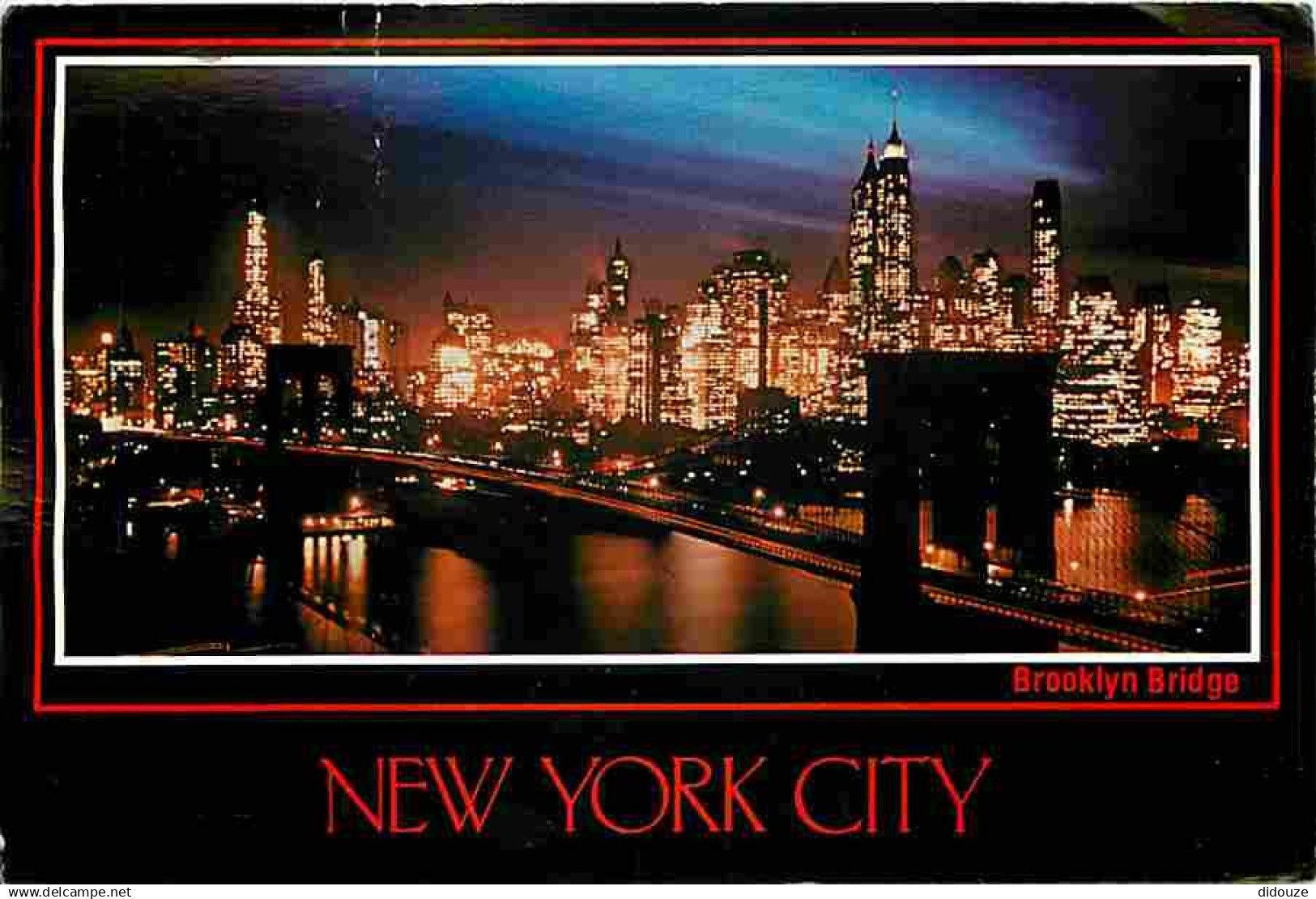 Etats Unis - New York - Brooklyn Bridge - CPM - Voir Scans Recto-Verso