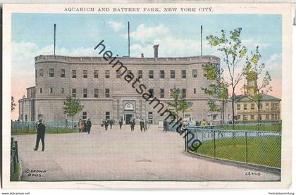New York City - Aquarium and Battery Park - Edition Haberman's Bronx New York