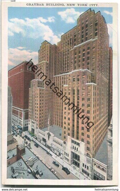 New York City - Graybar Building - Edition Haberman's Bronx New York