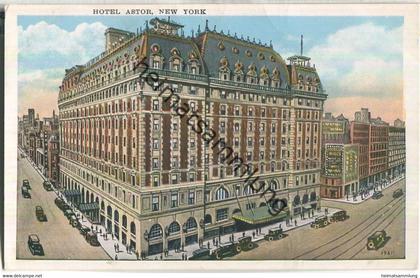 New York City - Hotel Astor - Edition Haberman's Bronx New York