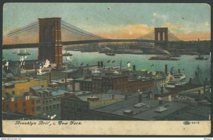 NEW YORK Brooklyn vintage postcard USA