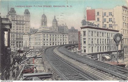 NEW YORK CITY - Brooklyn - Looking Down Fulton Street - The Brooklyn Citizen - Publ. The H. Hagemeister Co. 291