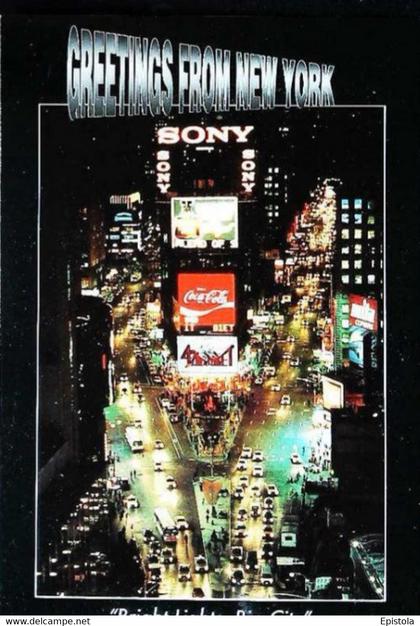 ►   New York  Time Square Pub Sony Coca Cola