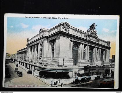 ► GRAND CENTRAL TERMINAL   Vintage Card 1910s     - NEW YORK CITY