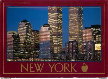 USA New York City World Trade Center & World Financial Center at dusk