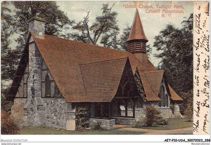 AETP10-USA-0834 - CATSKILL MOUNTAINS - N Y - union chapel - twilight park