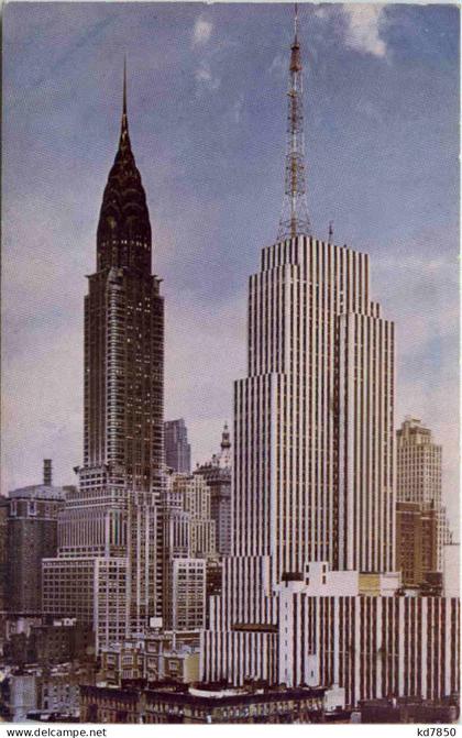 New York - Chrysler and News Building