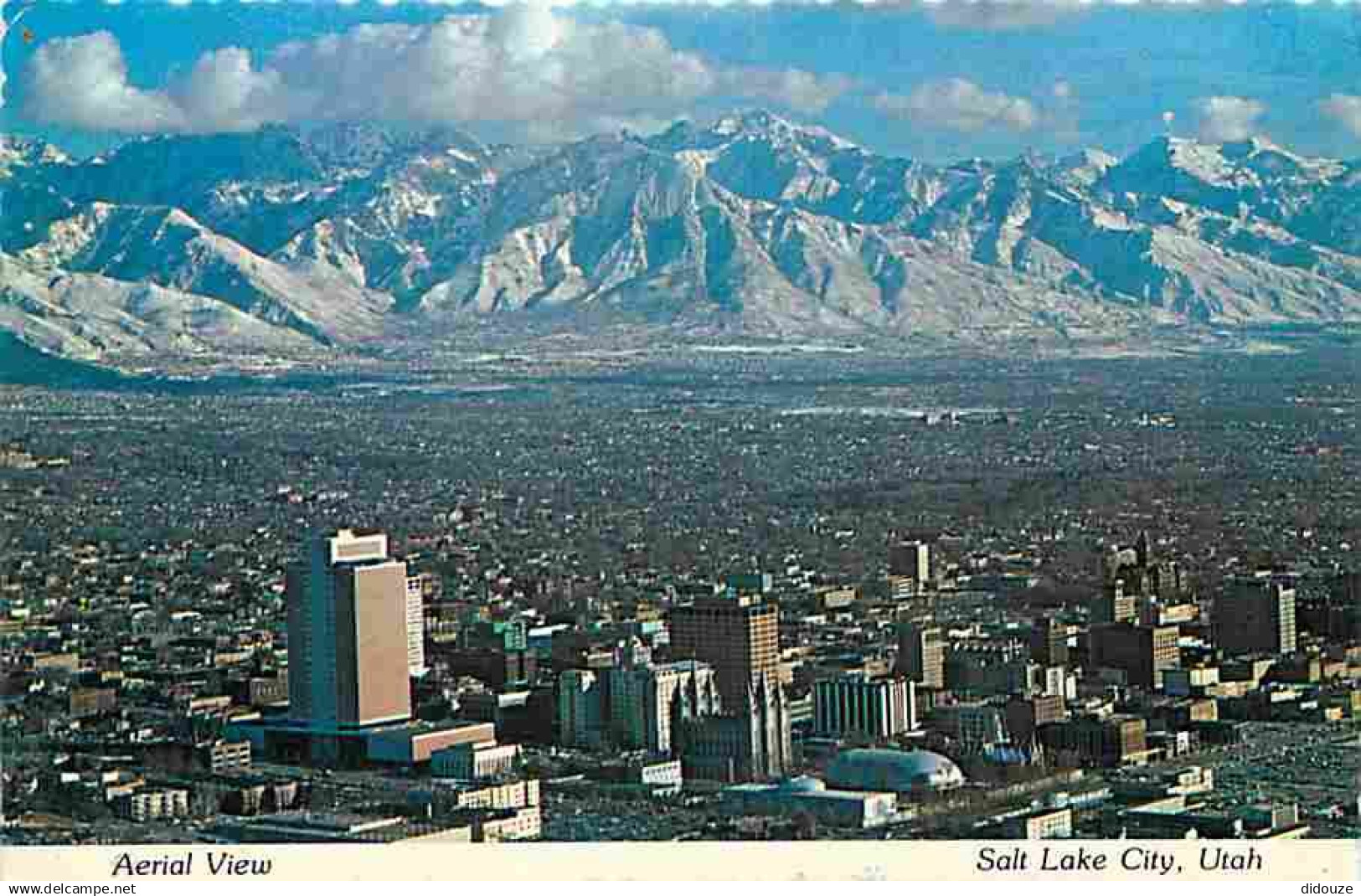 Etats Unis - Salt Lake City - Utah - Aerial View - CPM - Voir Scans Recto-Verso