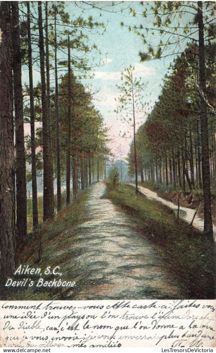 ETATS UNIS - South Carolina - Aiken - Devil's Backbone - Carte postale ancienne