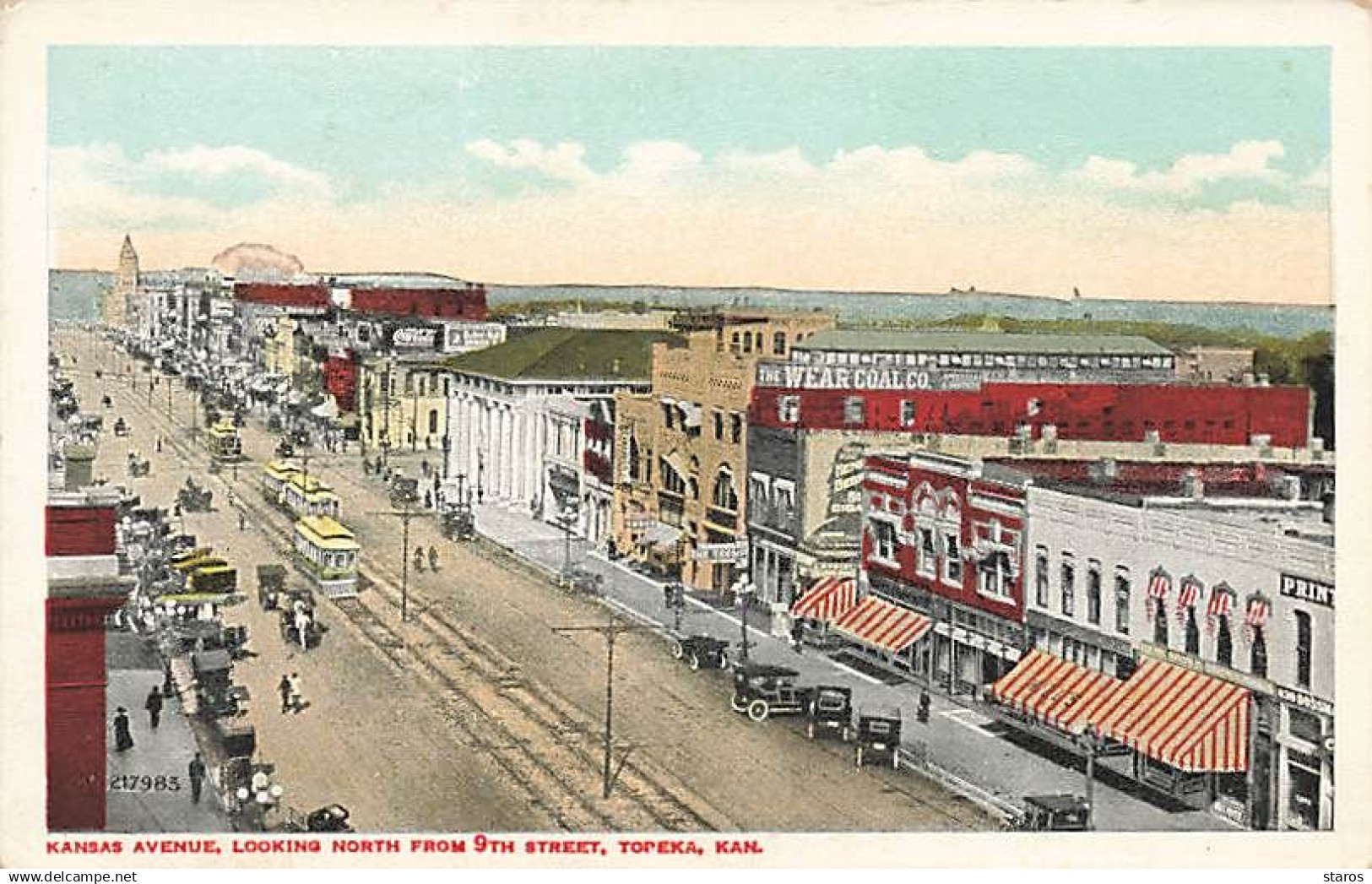 Etats-Unis - TOPEKA - Kansas Avenue - Looking North from 9th Street