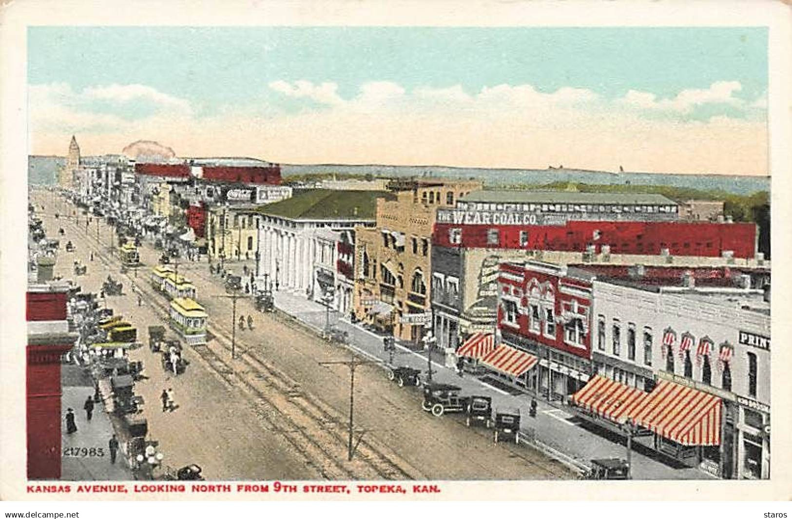 Etats-Unis - TOPEKA - Kansas Avenue - Looking North from 9th Street