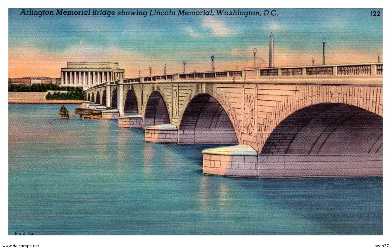 Etats Unis - Washington - Arlington Memorial Bridge