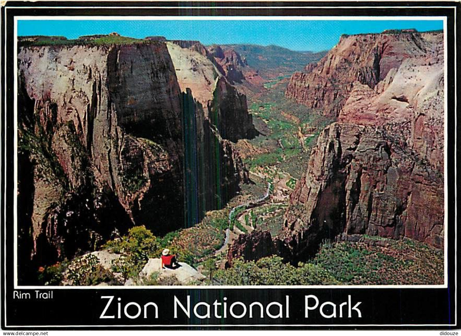 Etats Unis - Zion National park - Zion Canyon from the Rim Trail - Etat de Utah - Utah State - CPM - Carte Neuve - Voir