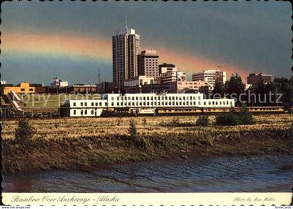 71669009 Anchorage Rainbow over the city