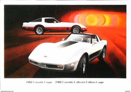 ► CORVETTE Collector Edition Chevrolet 1982 - Publicité Automobile Américaine (Litho. U.S.A.) - Roadside