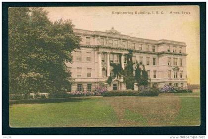 6700 / AMES - IOWA - ENGINEERING BULLDING , I.S.C. State University - United States Etats-Unis USA 1930 PC postcard