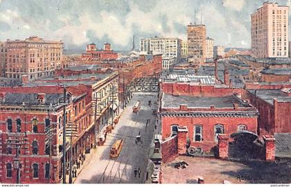 Usa - ATLANTA (GA) Bird's eye view - Publ. Raphael Tuck & Sons - Oilette