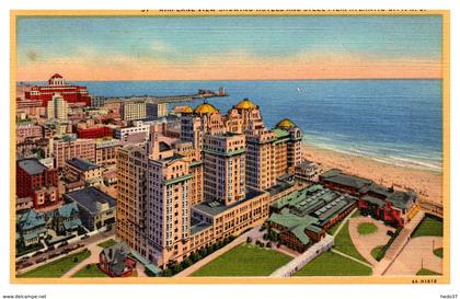 Etats Unis - Atlantic City - Hotels and Steel Pier