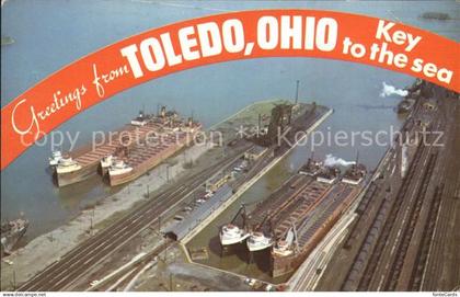 72119169 Toledo Ohio Fliegeraufnahme Hafen Toledo