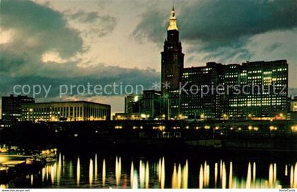 73057215 Cleveland Ohio Night view Cleveland Ohio