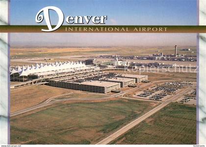 73744599 Denver Colorado International Airport aerial view Denver Colorado