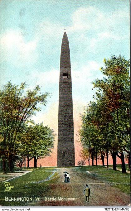 ETATS UNIS - Bennington, Vt, Battle monument