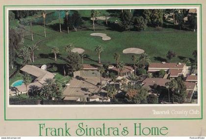 Frank Sinatras Palm Springs Home Sinatra Famous House Postcard