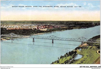 AETP8-USA-0618 - BATON ROUGE - LA - baton rouge bridge - over the mississipi river