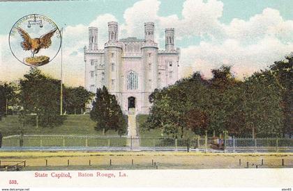 Baton Rouge Louisiana, State Capitol Building, c1900s/10s Postcard