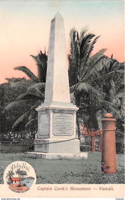 ¤¤  -   ETAT-UNIS  -  HAWAII  -  Captain Cook's Monument  -  Aloba Nui  -   ¤¤