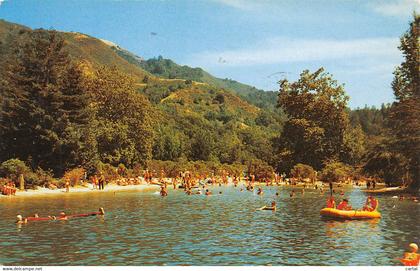 BIG SUR Lodge Swimming Pool, Big Sur, California on Carmel-San Simeon Highway.