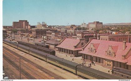 Billings Montana - N.P.Train Station Postcard