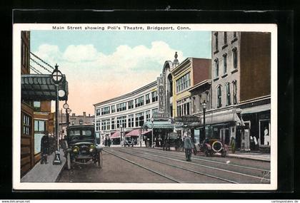 AK Bridgeport, CT, Main Street showing Polis Theatre