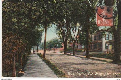 N° 9326 R -cpa (old card) -Washington Ave Bridgeport