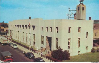 Postcard USA CT - Connecticut Bridgeport POst office 1963