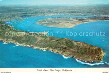 73716908 San Diego California Point Loma San Diego Bay aerial view