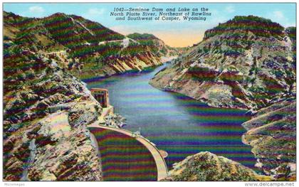 Seminoe Dam and Lake on The North Platte River Northeast of Rawlins And Southwest of Casper, Wyoming